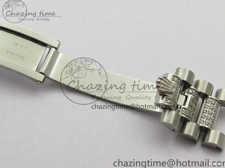 President Dial Crystal SS White Crystal Bracelet MOP on Best SS 128239 Edition Day-Date 36mm Marker A2836 BP 0117